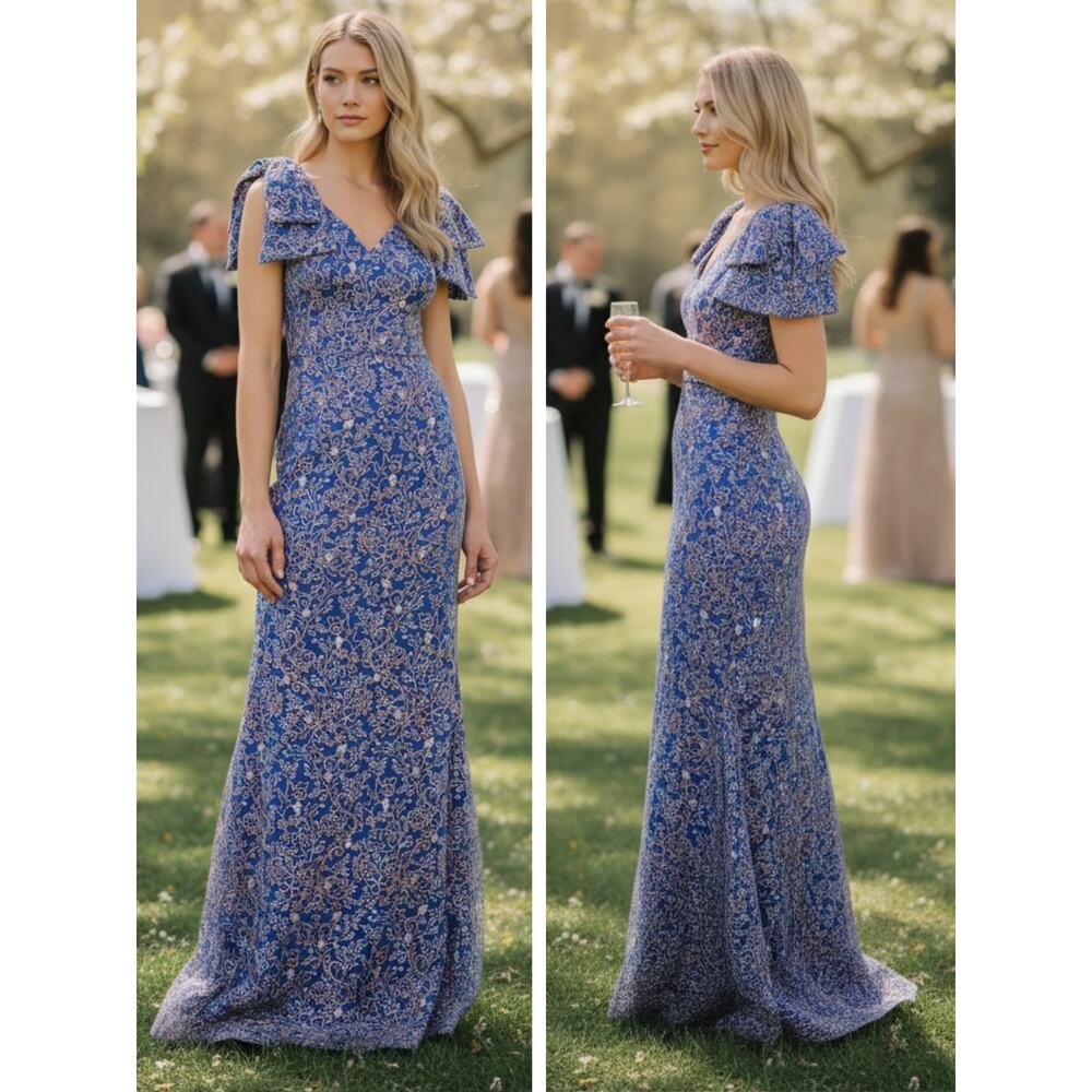 NEW JS COLLECTIONS DRESS GOWN 10 MOTHER OF THE BRIDE BRIDESMAID FORMAL EVENING